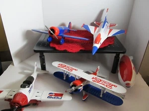 F-16 Fighting Falcon Liberty Classics Die Cast Bank & 3 Planes & 1 Blimp GUC - Picture 1 of 23