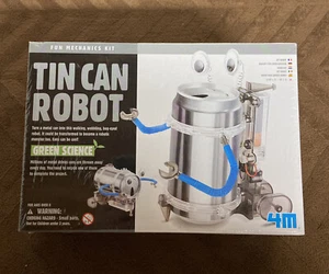 Tin Can Robot By 4M GREEN SCIENCE - Kit Meccanica Divertente - Scienza & Ingegneria �� - Foto 1 di 4