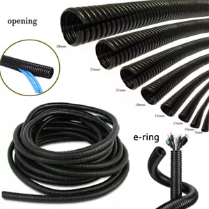 7-28mm Split Convoluted Tubing Conduit Sleeving Wiring Harness Loom Protect - Bild 1 von 30