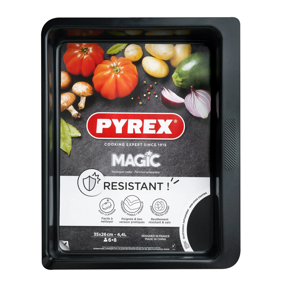 Plat a four Magic rectangulaire 35x26 cm métal  35x26 cm - Photo 1/1