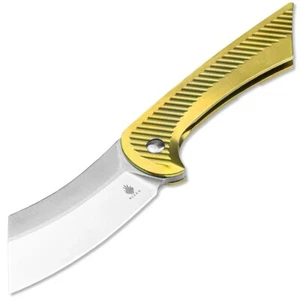 Kizer Cutlery Dawn Framelock Gold Titanium Folding S35VN Pocket Knife 3673A1 - Picture 1 of 1