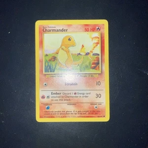 Pokémon TCG Charmander 50PS 1995, 96, 98 Regular Portuguese - Picture 1 of 2