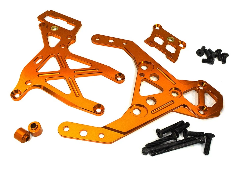 Integy BAJ163ORANGE Chassis Brace Set (3) for HPI Baja 5B 5T 5B2.0 & 5SC