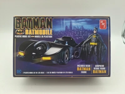 2018 AMT Batman Batmobile 1/25 Scale Plastic Model with Batman Figure  - Image 1 of 2