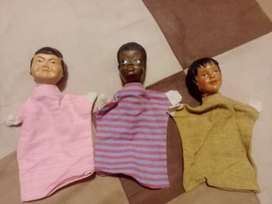 Títeres de mano de colección multicultural ayudas a la enseñanza africanas, latinas y asiáticas - Imagen 1 de 9