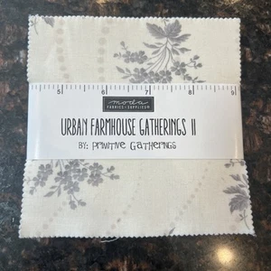 Urban Farmhouse Gatherings II Primitive Gatherings Charm Pack Moda - Imagen 1 de 2