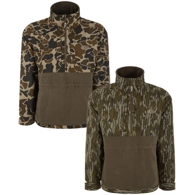 Drake Waterfowl Original MST Eqwader Plus 1/4 Zip Camo Jacket DW4320 - Image 1 of 4