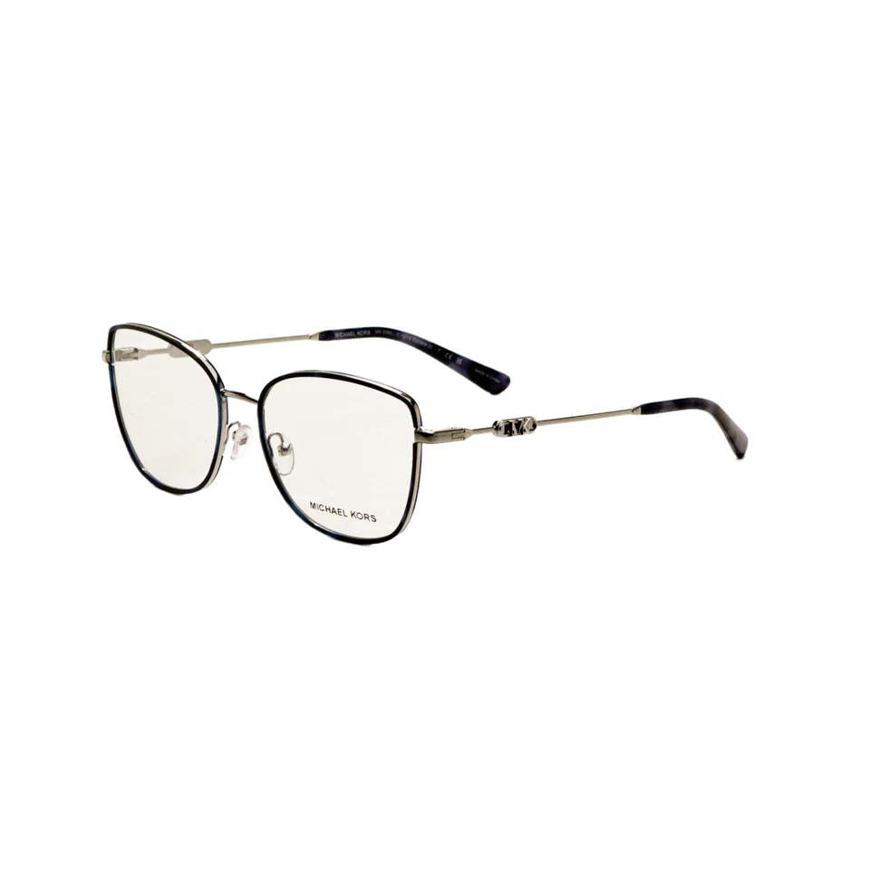 Michael Kors Women's Empire Square 54mm Silver Blue Tort Opticals MK3065J-1015-5 - Image 1 of 1