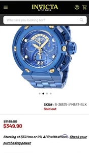 INVICTA 46MM HERREN RESERVE X WING COALITION FORCES BLUE LABEL UHR MODELL 36575 - Bild 1 von 24
