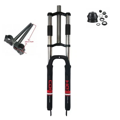 DONSP1986 29'' Bicycle 1-1/8" Suspension Fork w/headset & CNC 29mm Handle Bar - Image 1 of 4