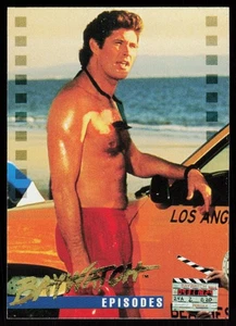 1995 Sports Time Baywatch Ironman DAVID HASSELLHOFF  Buchannon #62  CARD - Picture 1 of 2