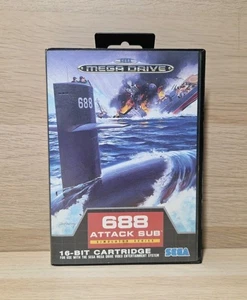 688 Attack Sub - Sega Mega Drive - Complete in Box - Picture 1 of 5