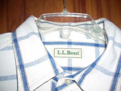 Camisa vintage LL Bean para hombre XL manga larga camisa abotonada EE. UU. Foto 1 de 4