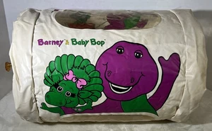 Barney & Baby Bop Rollback Pals Inflatable Rolling Toy RARE 1993 Lyons Group - Picture 1 of 16