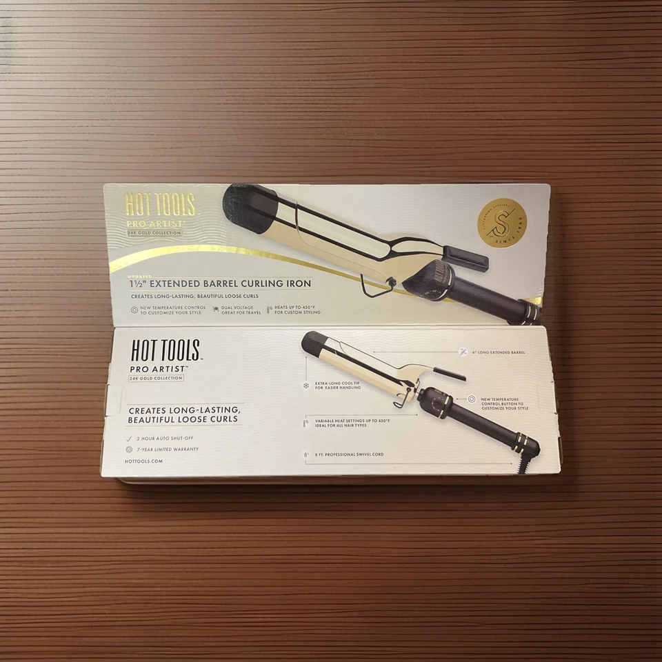 HOT TOOLS New and Improved 24K Gold Professional 1.5" - Image 1 of 1