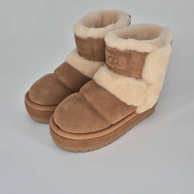 BOTAS UGG CLÁSICAS MINI CHILLAPEAK GAMUZA CASTAÑO TALLA 8 Foto 1 de 4