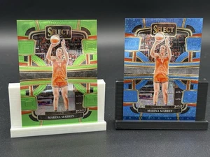 2024 Panini Select WNBA Marina Mabrey Neon Green #/75 & Blue Disco Lot - Picture 1 of 8