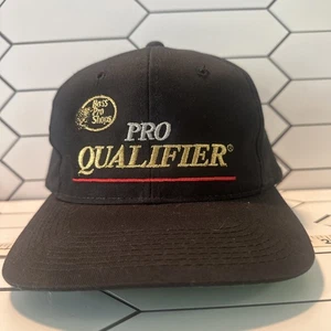 Bass Pro Shop Pro Qualifier 90's Vintage SnapBack Hat Cap Rare HTF - Picture 1 of 12