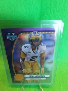 2024 NFL Topps Bowman, Will Johnson, Arizona Cardinals, Michigan, #/399, RC  - Bild 1 von 3