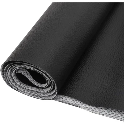 Kunstleder Meterware, , texturiert, schwarz, 200x140cm, Polster, Sofa, Autositze - Bild 1 von 4