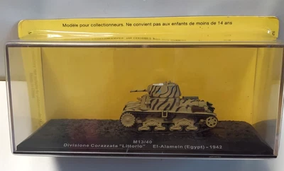 DE AGOSTINI 1:72 CARRO ARMATO M13/40 DIVISIONE CORAZZATA LITTORIO EGYPT   ART Q - Immagine 1 di 2
