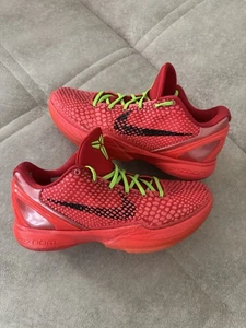 Nike Kobe 6 Protro Reverse Grinch Mens Size 9.5 PREOWNED FV4921-600 Lot - Picture 1 of 7