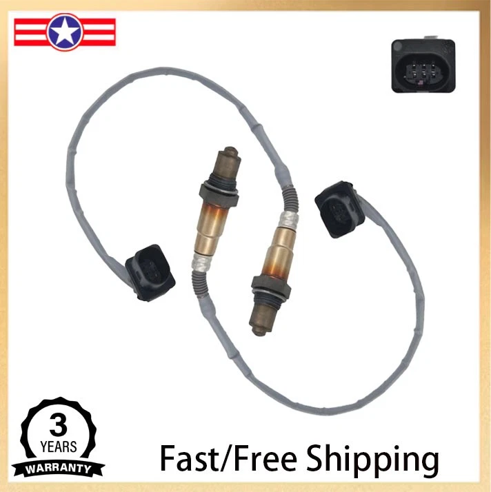 2Pcs Up&Down Oxygen Sensor For Audi A3 2010-2013 Volkswagen Golf 2010-2014 2.0L - Image 1 of 4