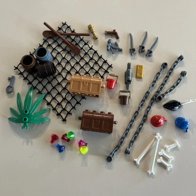 LEGO Pirates Minifigure Accessory Lot with 38 Pieces - Image 1 of 3