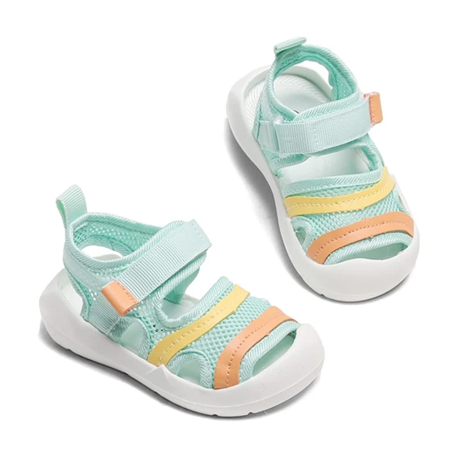 Bebés Niños Niñas Sandalias Deportivas Ligeras Antideslizantes Suela de Goma Playa Aquati... Foto 1 de 1
