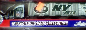 2005 New York JETS Semi Truck Car Hauler NIB Peterbuilt Fleer Collectible1:80 - Picture 1 of 3