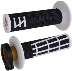 ODI Emig V2 Lock on Grips 2 4 Stroke Motocross Dirtbike MX 7/8" Twist Throttle - Picture 1 of 13