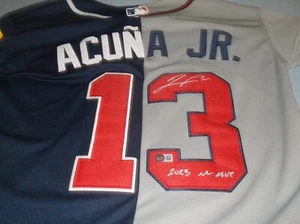 Acuna Jr 2025 NIKE JERSEY NL NVP AUTO PATCHES 25 ASTAR QUIKRETE 95,23 W SERIES - Picture 1 of 6