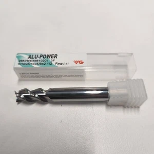 28579 YG-1 POTENCIA ALUMINIO 5/16" DIÁMETRO 3 FLAUTA 5/8"LOC X 2.5"OAL (1 pieza) - Imagen 1 de 2