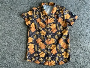 San Diego Padres Aloha Hawaiian Shirt 2025 Giveaway Adult Size (M) - Picture 1 of 5