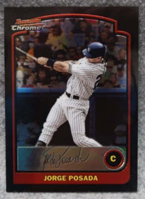 2003 Bowman Chrome Jorge Posada Card #10 Yankees - Image 1 of 2