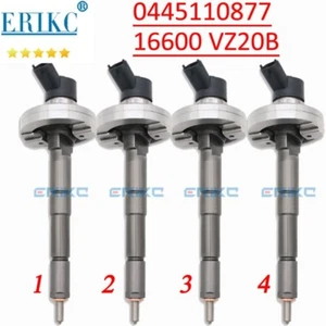 0445110877 Diesel Fuel Injector 0 445 110 877 For Nissan 16600-VZ20B 16600 VZ20B - Foto 1 di 6