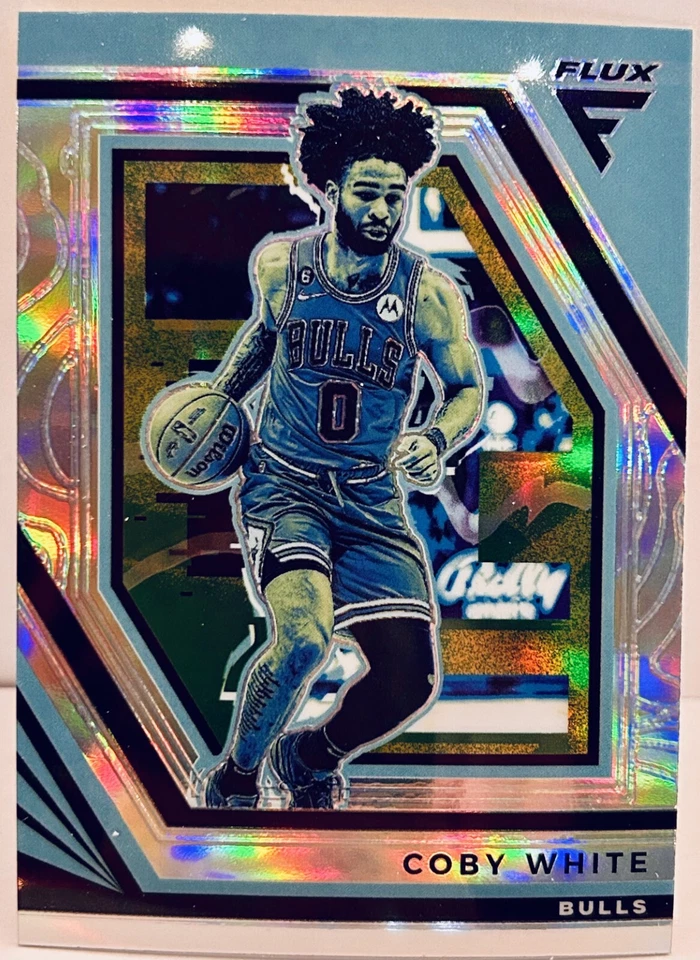 2022-23 Panini Flux COBY WHITE Teal #67 Chicago Bulls - Image 1 of 1