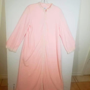 Vestido Chiha De Colección Largo Rosa Etiqueta Unión EE. UU. S M Bolsillos Abuela Años 50 - Imagen 1 de 12