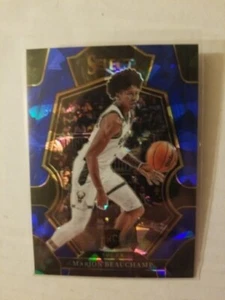 2022-23 Select Premium Level Blue Cracked Ice Prizm RC MarJon Beauchamp #179 - Picture 1 of 2