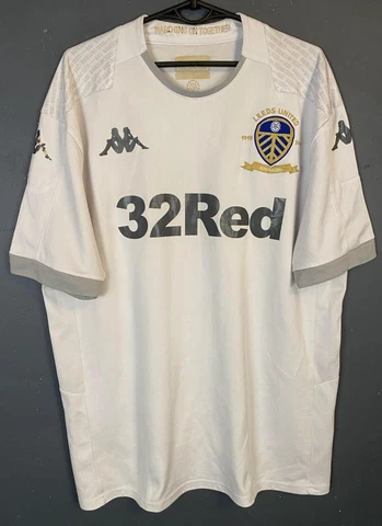 MENS FC LEEDS UNITED 2019/2020 SOCCER FOOTBALL SHIRT JERSEY MAILLOT SIZE L LARGE Cover