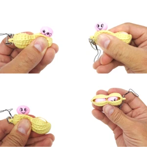 Peanut Pop Toy Pop Up Pod Peak A Boo Pea Pod Fidget Giocattolo Popper - Foto 1 di 3