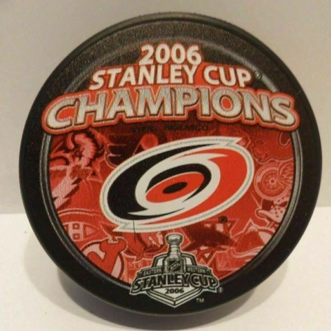2006 NHL Stanley Cup Champions Carolina Hurricanes Puck - BRAND NEW! Cover