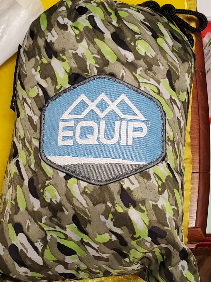 equip Camo One Person Travel Hammock “colorful Leaves” 400lb Weight Limit