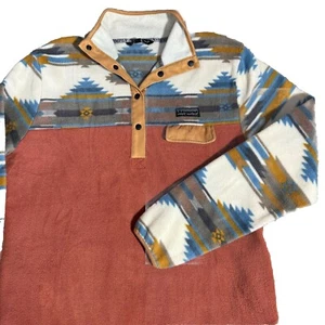 Aztec Print Fleece Pullover Womens  Large Simply Southern - Picture 1 of 7