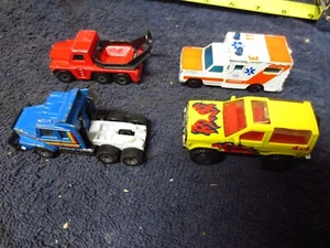 1987 Matchbox FORD BRONCO II, 1977 Ambulance, 18 Cement truck, Scania T142 Semi - Picture 1 of 5
