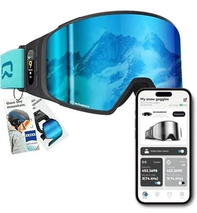 NEW Ski Warrior Smart Ski Goggles With Walkie Talkie Answer Calls - Picture 1 of 6