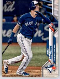 2020 Topps Series 1 Reese McGuire Base Card MLB PWE Set Break Blue Jays #109 - Picture 1 of 2