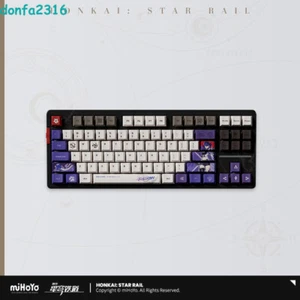 miHoYo Honkai:Star Rail Acheron Mechanical Keyboard PBT 87/108 Keys RGB Gifts - Picture 1 of 16