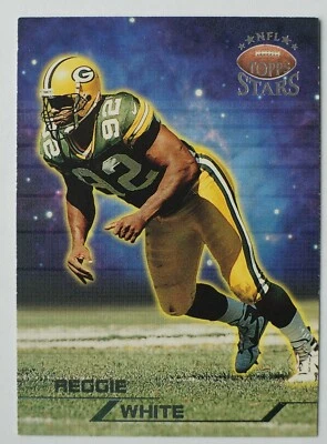 1998 Topps Football STARS 'Silver' Reggie White [Packers] EAGLES #'d 970/3999 SP - Image 1 of 2
