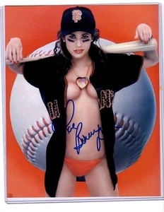 BONNIE-JILL LAFLIN   model for playboy,  BENCHWARMER 8 X 10  AUTOGRAPH PHOTO - Picture 1 of 1